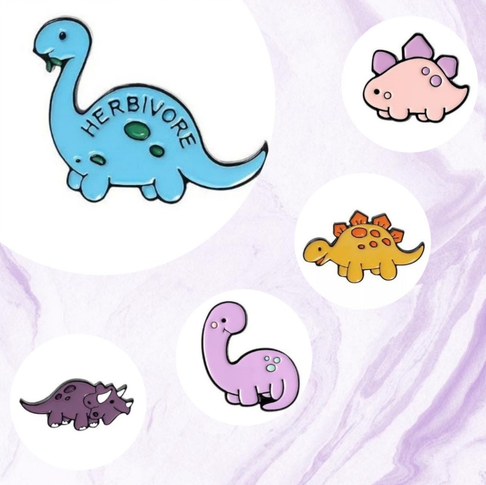 Cute Dinosaur Pins